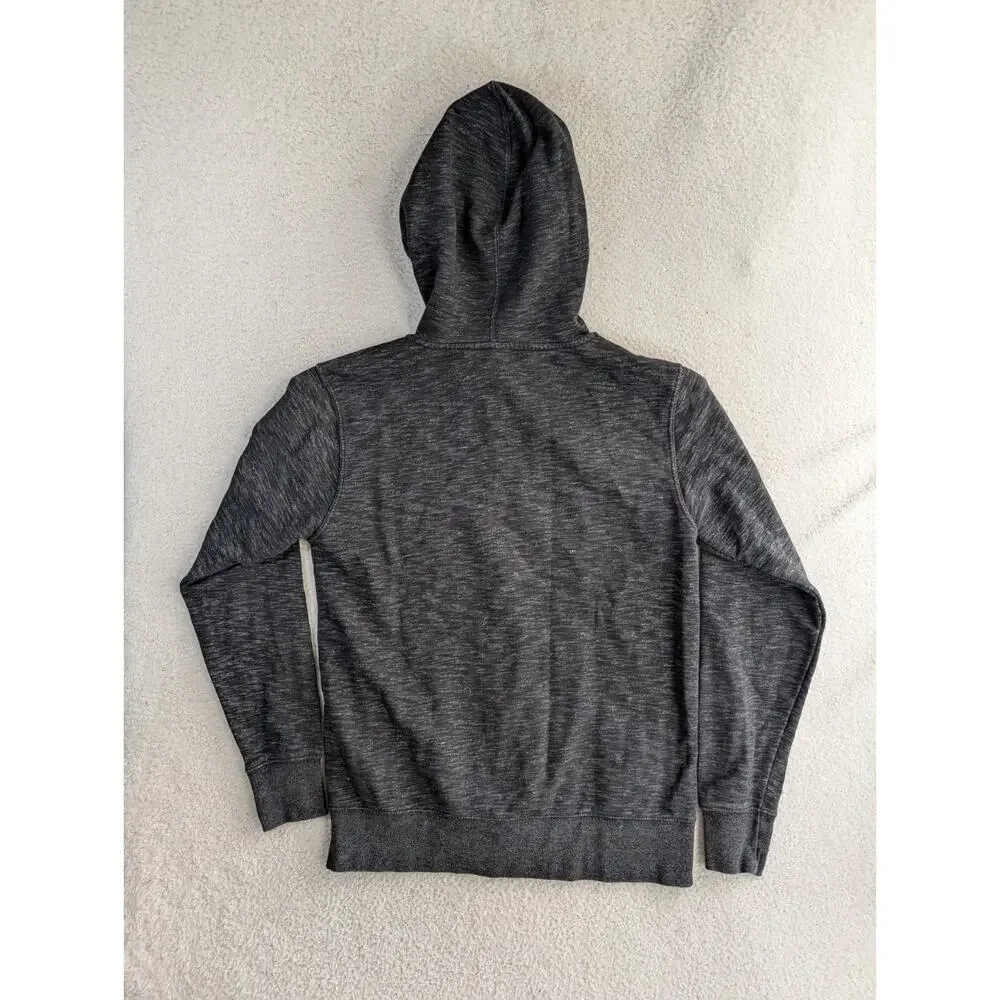 Toppers Pizza Hoodie Sweatshirt Mens Small Full Zip Cotton Employee Uniform